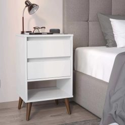 Mesa de Cabeceira Milão - Branco