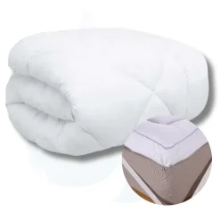 Pillow Top Realce Branco - Queen